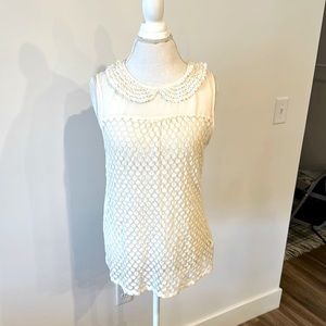 Peter Pan collar shirt